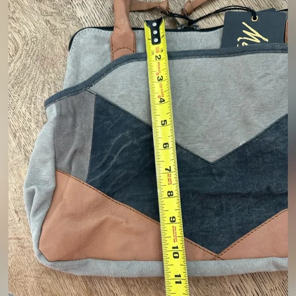 Mona-B NWT Denim Shoulder Bag Purse - Picture 11 of 16